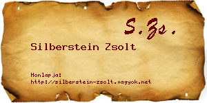 Silberstein Zsolt névjegykártya